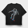 Space Surfer, Tricou Oversize Barbati (Unisex)