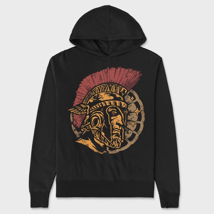 Spartan Warrior, Hanorac Oversize Barbati (Unisex)