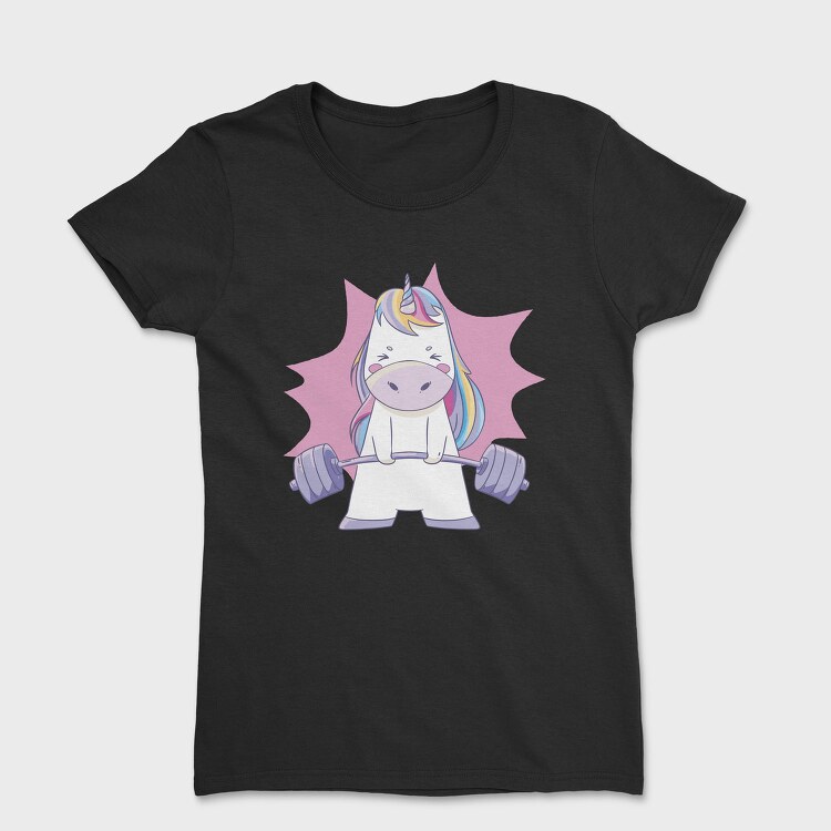 Unicorn Lifting Weights, Tricou Femei