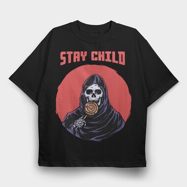 Staychild, Tricou Oversize Barbati (Unisex)