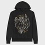 Stormy Owl Flight, Hanorac Oversize Barbati (Unisex)