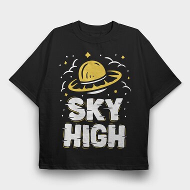 Sunny Smile Vibes, Tricou Oversize Barbati (Unisex)