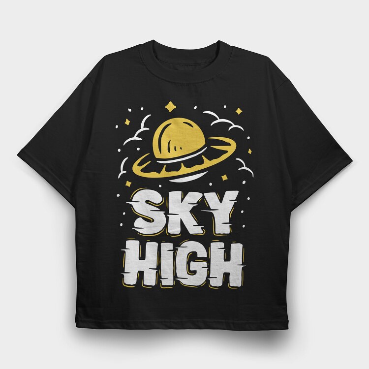 Sunny Smile Vibes, Tricou Oversize Barbati (Unisex)