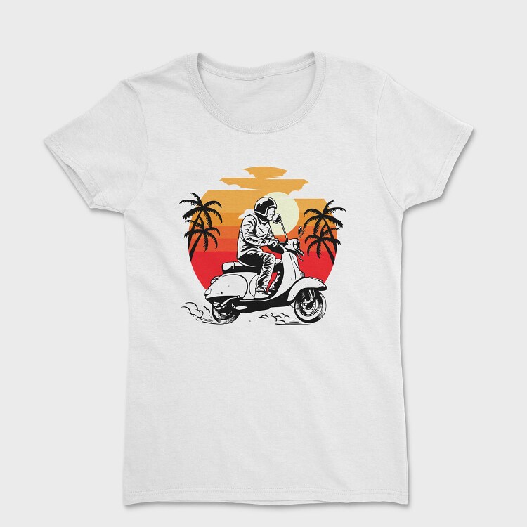 Sunset Scooter Ride, Tricou Femei