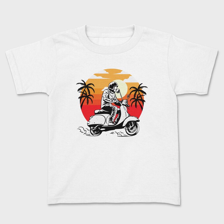 Sunset Scooter Ride, Tricou Copii