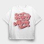 Super Mom Typography, Tricou Oversize Barbati (Unisex)