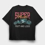 Super Power Fast Loud, Tricou Oversize Barbati (Unisex)
