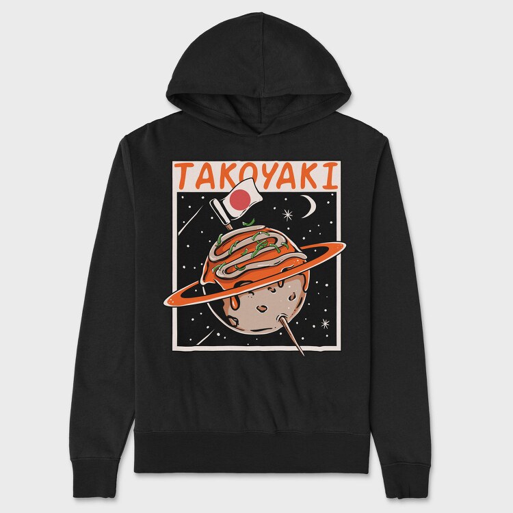 Takoyaki Space Explorer, Hanorac Oversize Barbati (Unisex)