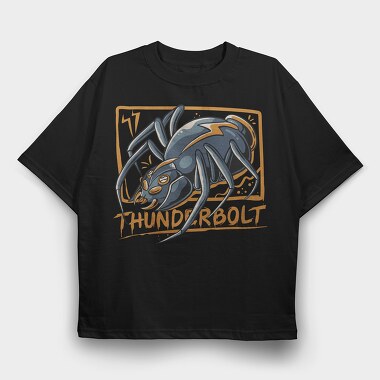 Thunder Ant Bolt, Tricou Oversize Barbati (Unisex)
