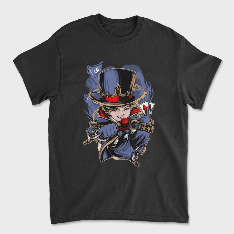 Top Hat Joker, Tricou Barbati (Unisex)