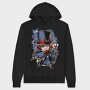 Top Hat Joker, Hanorac Oversize Barbati (Unisex)