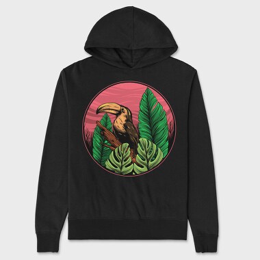 Toucan Jungle, Hanorac Oversize Barbati (Unisex)