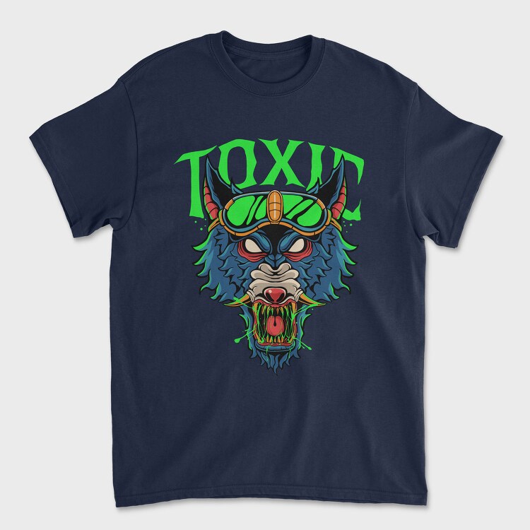 Toxic Wolf Howl, Tricou Barbati (Unisex)