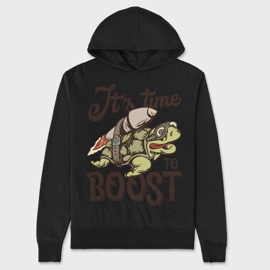 Turtle Boost Time, Hanorac Oversize Barbati (Unisex)