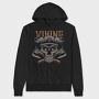 Viking Skull Horns, Hanorac Oversize Barbati (Unisex)