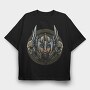 Viking Warrior Shield, Tricou Oversize Barbati (Unisex)