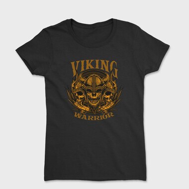 Viking Warrior Skull, Tricou Femei