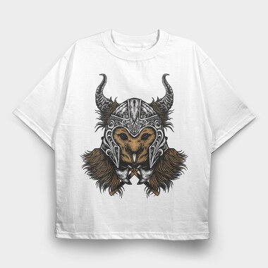 Viking Warrior, Tricou Oversize Barbati (Unisex)