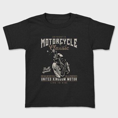 Vintage Motorcycle Ride, Tricou Copii
