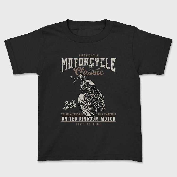 Vintage Motorcycle Ride, Tricou Copii
