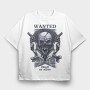 Wanted Dead Or Alive, Tricou Oversize Barbati (Unisex)