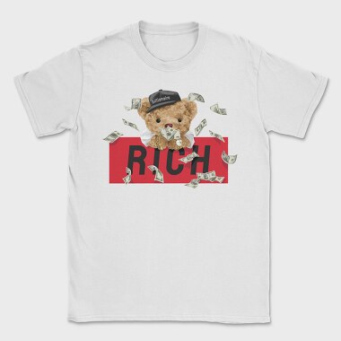 Rich Bear Money, Tricou Barbati (Unisex)