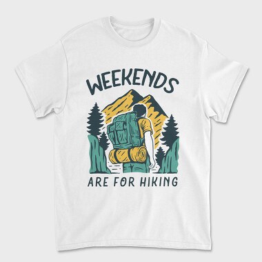 Weekend Hike Vibes, Tricou Barbati (Unisex)