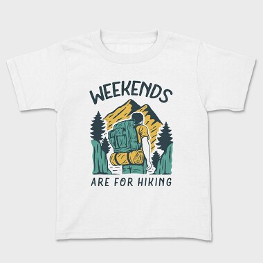 Weekend Hike Vibes, Tricou Copii