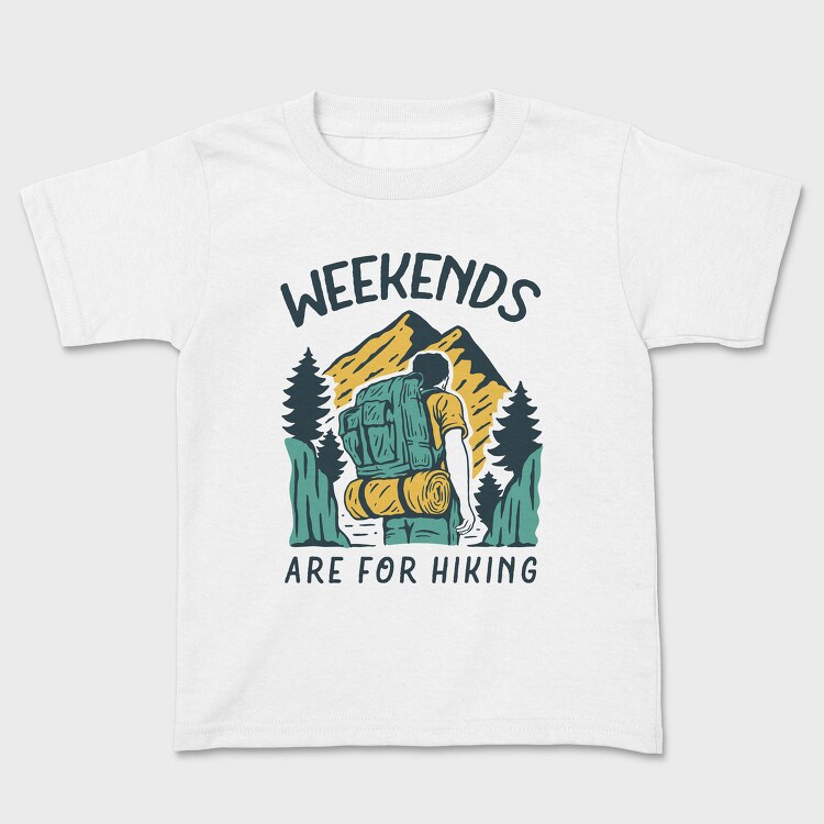 Weekend Hike Vibes, Tricou Copii