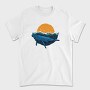 Whale Sunset, Tricou Barbati (Unisex)
