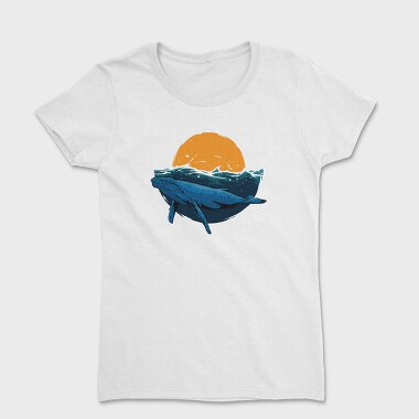 Whale Sunset, Tricou Femei