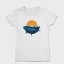 Whale Sunset, Tricou Femei
