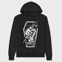 Work Or Die Fist, Hanorac Oversize Barbati (Unisex)