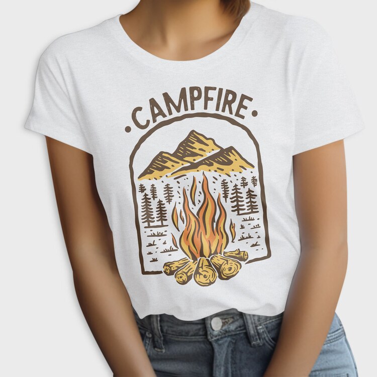 Campfire Mountain Adventure, Tricou Femei