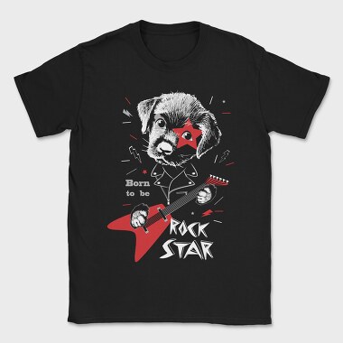 Rockstar Pup, Tricou Barbati (Unisex)