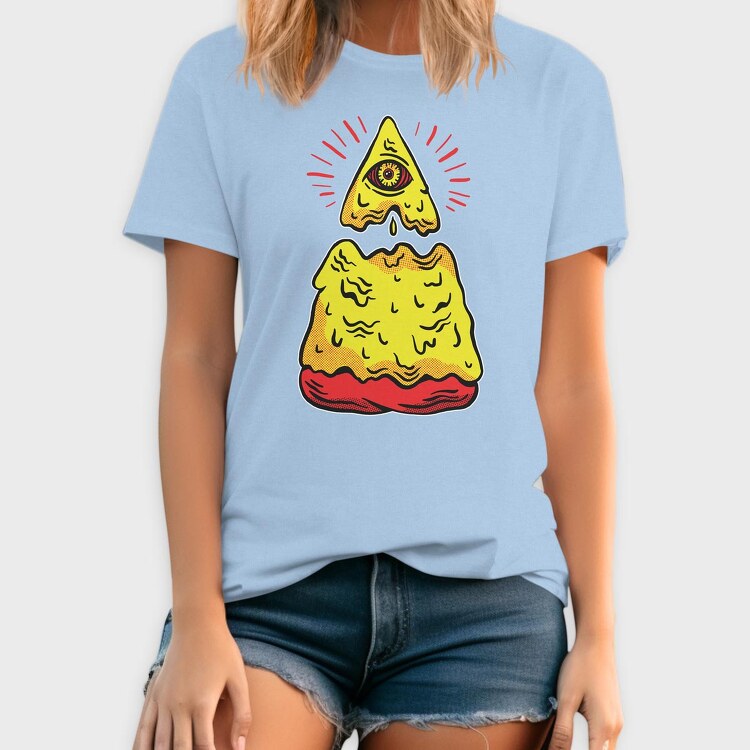 Illuminati Pizza, Tricou Barbati (Unisex)