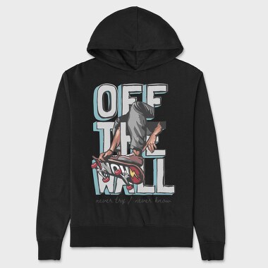 Skateboarders Edge, Hanorac Oversize Barbati (Unisex)