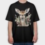Christmas Deer 6, Tricou Oversize Barbati (Unisex)