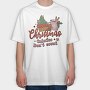 Christmas Cupcakes Cocoa, Tricou Oversize Barbati (Unisex)