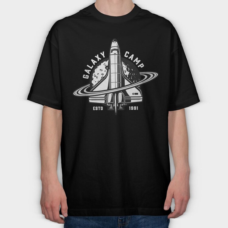 Space Shuttle Orbit, Tricou Oversize Barbati (Unisex)