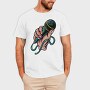 Microphone Fist Grip, Tricou Barbati (Unisex)
