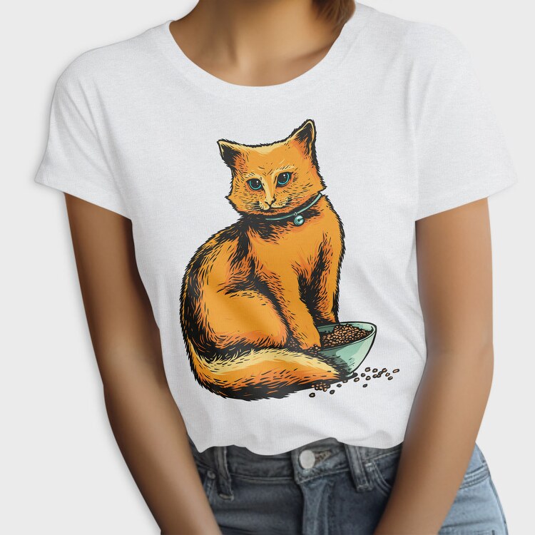 Cat Food Bowl, Tricou Femei