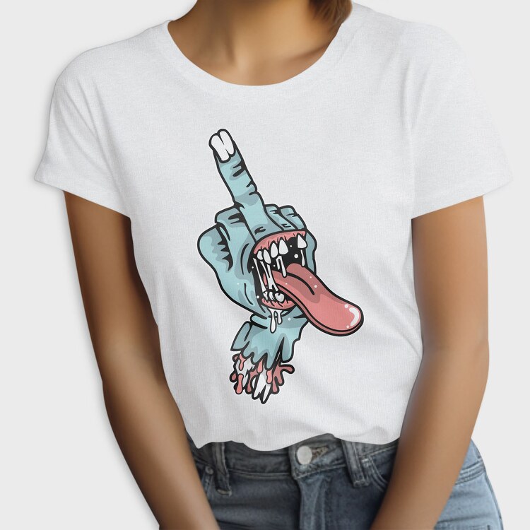 Middle Finger Tongue, Tricou Femei