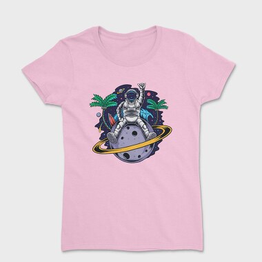 Space Palm Astronaut, Tricou Femei