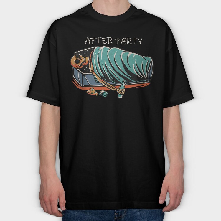 After Party Corpse, Tricou Oversize Barbati (Unisex)