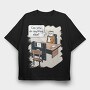 Usb Boss, Tricou Oversize Barbati (Unisex)