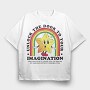 Unlock Thee Door to Your Imagination, Tricou Oversize Barbati (Unisex)