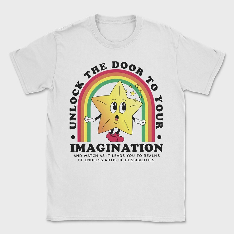 Unlock Thee Door to Your Imagination, Tricou Barbati (Unisex)