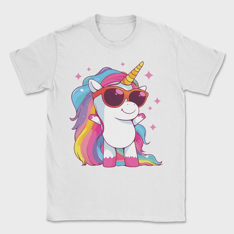 Unicorn Sunglasses, Tricou Barbati (Unisex)