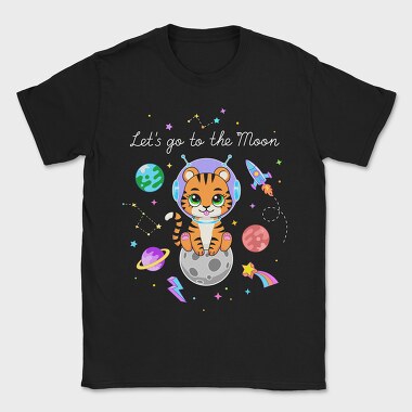 Space Tiger Adventure, Tricou Barbati (Unisex)